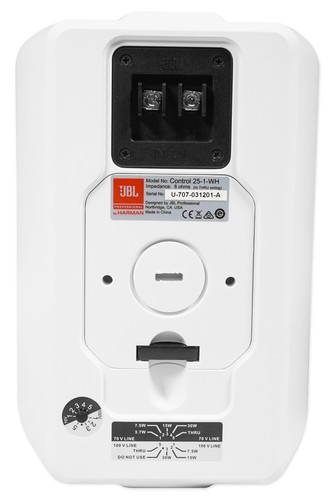 (4) JBL Control 25-1-WH 5.25" 30w 70v Commercial Restaurant/Bar Wall Speakers - 第 5/11 張圖片