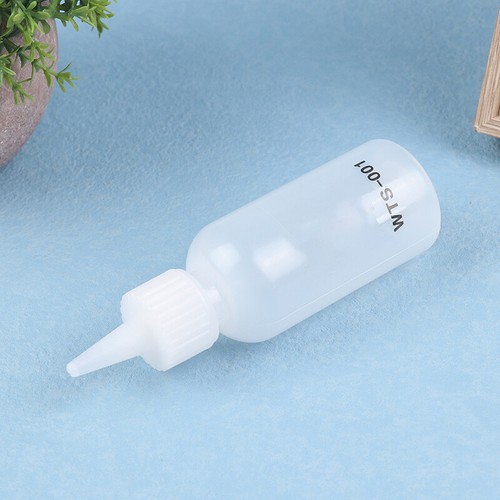 1Pc 50ML WTS-001 Plastic Liquid Alcohol Bottle With Needle For Dispenser - Zdjęcie 8 z 9