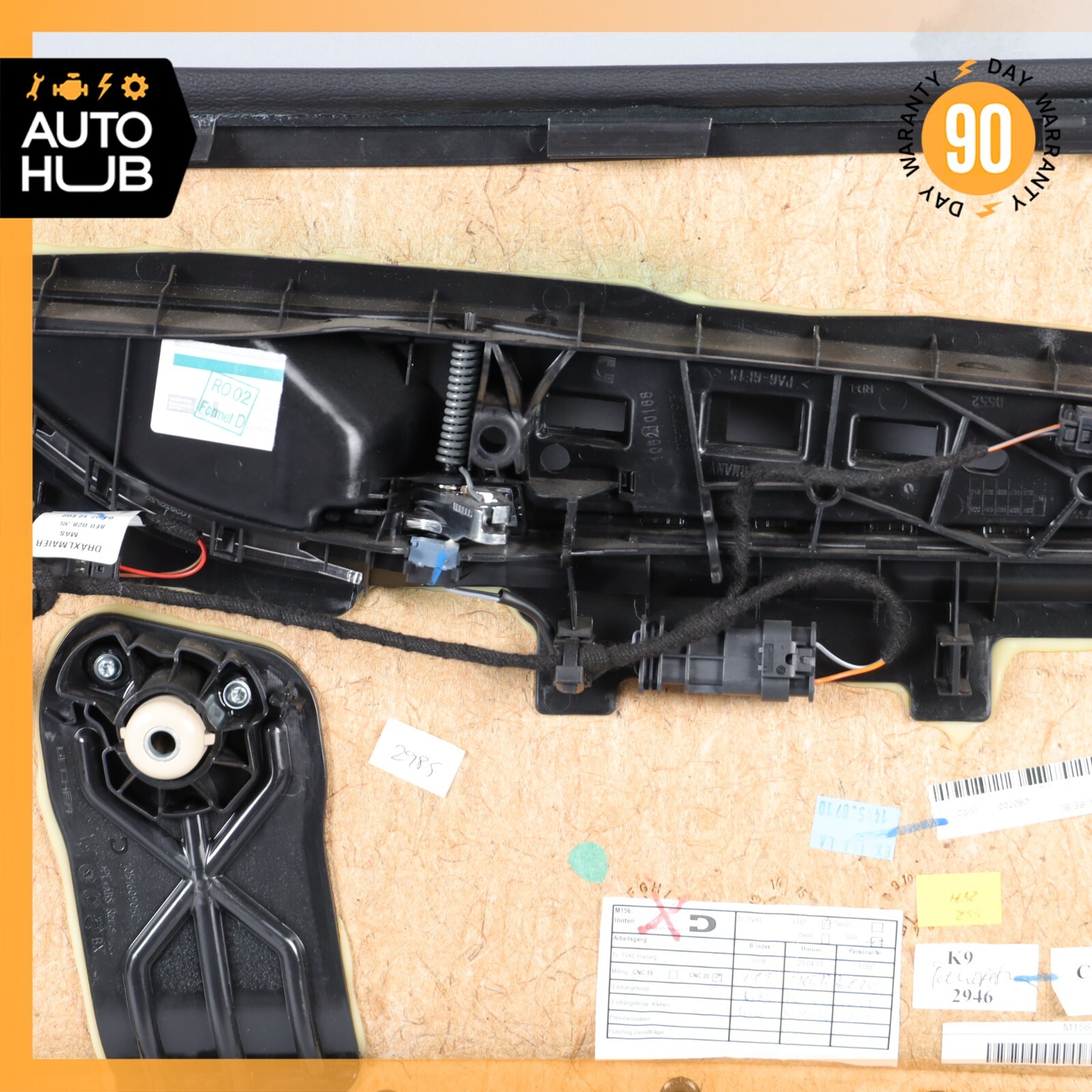 14-17 Maserati Quattroporte SQ4 M156 Rear Left Side Interior Door Panel OEM 69k