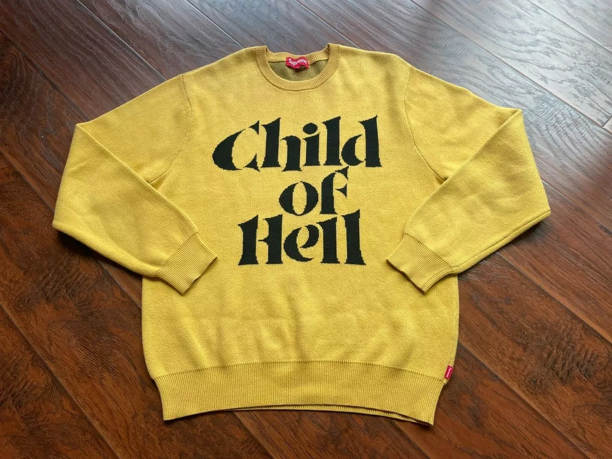 シュプリーム SUPREME 15aw Child Of Hell Sweate - ニット/セーター