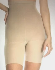 SPANX ASSETS HI WAIST MID THIGH SHAPER Size 5  NUDE