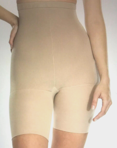 SPANX ASSETS HI WAIST MID THIGH SHAPER Size 5 NUDE