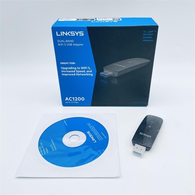 Linksys Max Stream AC1200 WLAN-Stick Dual-Band USB-WLAN-Adapter    USB  3.0-WiFi