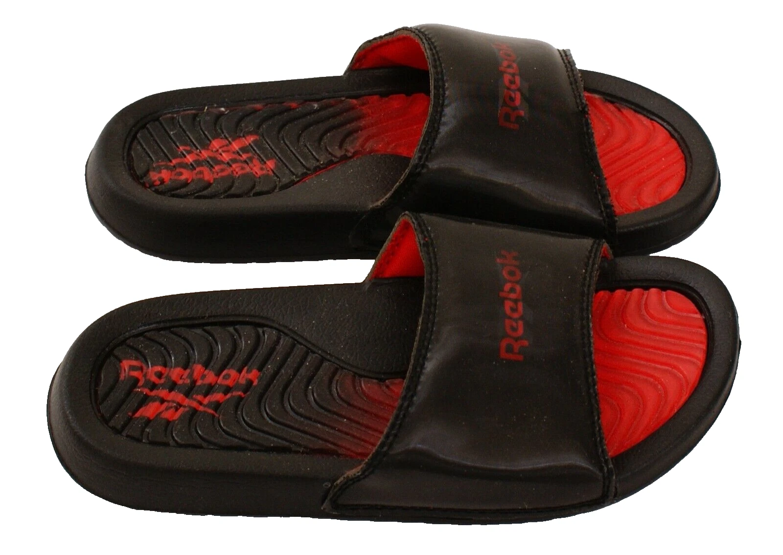 Sandali Reebok Little Boy's 13 neri gel slide antiscivolo gel plantare