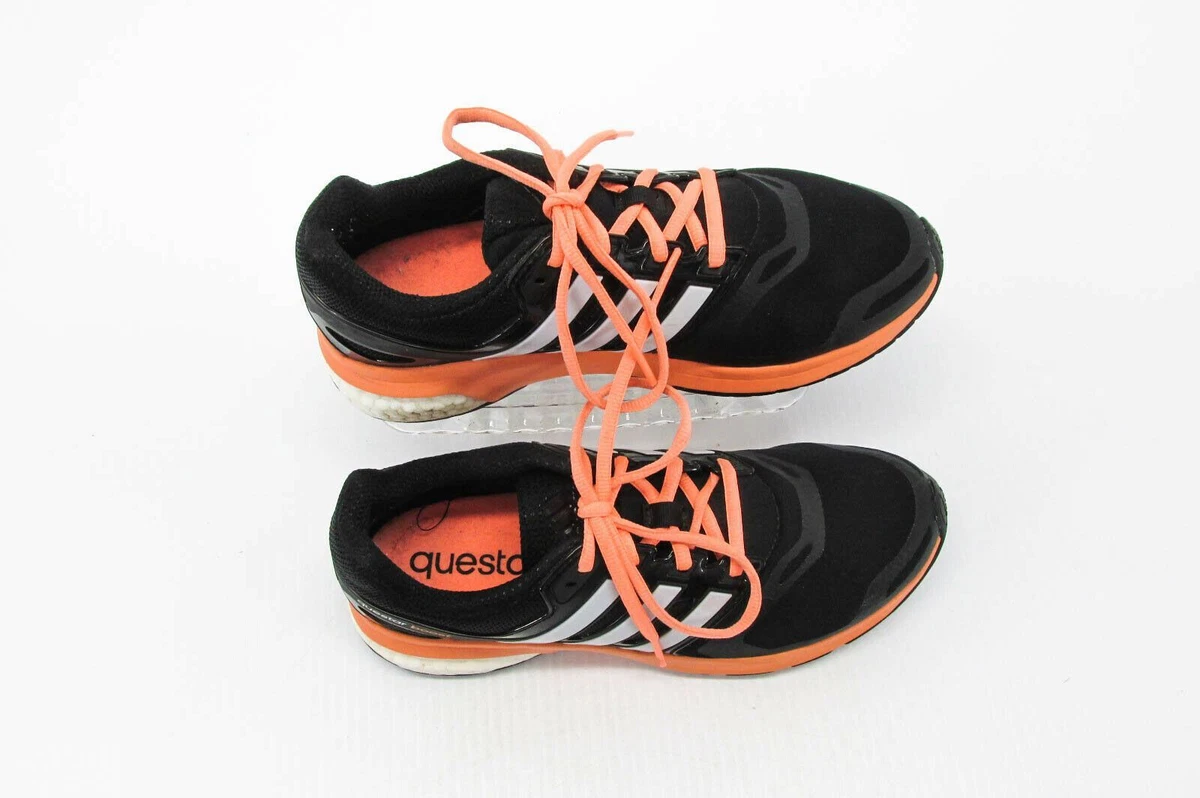 Adidas Women Shoe Questar Boost Size 8M Black Running Sneaker Pre Owned xq