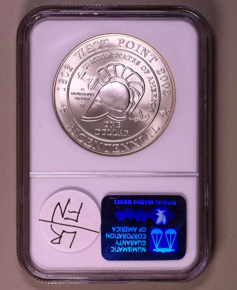 2002-W West Point Commemorative Silver Dollar NGC MS70 ***RARE ORIGINAL COIN*** - Image 2 of 4