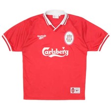 1996/98 Liverpool Vintage Reebok Home Football Shirt Jersey
