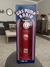 VERY RARE 1985 SYNANON TEXACO AM FM GAS PUMP RADIO W/BOX