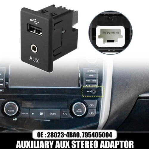 USB Port Replacement Car USB Port Connector for 370Z Altima Frontier Kicks - Picture 4 of 8