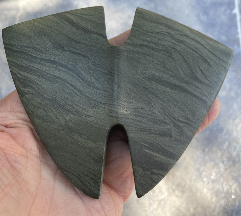 Banded Slate Butterfly Bannerstone Artifact eBay