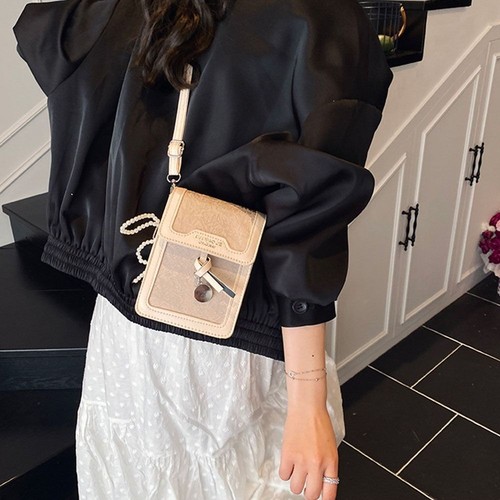 Large Capacity Women Bag PU Leather Small Square Bags Crossbody Bag Gifts - Picture 12 of 18
