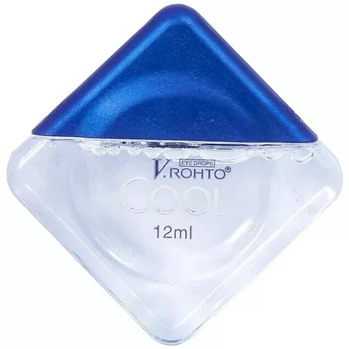 1x V.Rohto Cool Anti Red Eyes Itch Relief Dryness Relief Rohto Cool Eye Drops - Picture 2 of 8