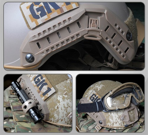 FMA Maritime OPS FAST High Cut Game Army Heargear ABS HELMET Mountaineer M-XL - Picture 10 of 12