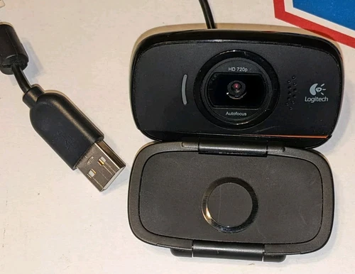 Logitech C525 V-U0023 HD 720p Black Webcam Auto Focus Cam Camera