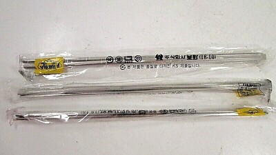NEW VIP GOLD Kitchen Line Korean 3 Sets of 18/10 Reusable Chopsticks 