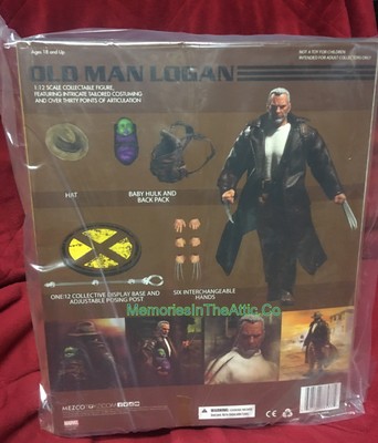Mezco One:12 Old Man Logan Wolverine Baby Hulk Qualité Action 6/" Action Figure