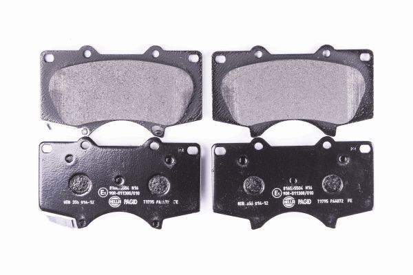 Hella 8DB 355 014-121 Bremsbelagsatz, Scheibenbremse FüR Toyota-image