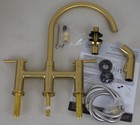 Gerber Plumbing Parma Kitchen Faucet with Spray Brushed Bronze