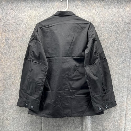 Propper Jacket Men Large Ripstop Black Button Down Polyester Combat Police - Picture 10 of 11