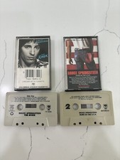 Bruce Springsteen Lot of 2 Born in the U.S.A.  The River Cassette Tapes Clean