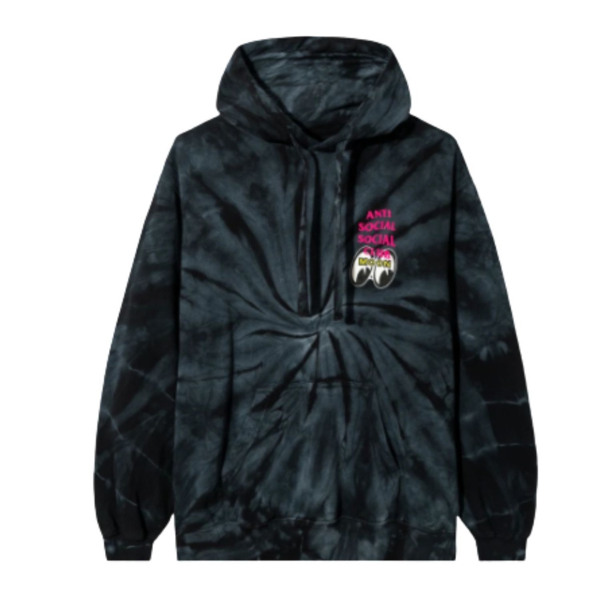 ANTI SOCIAL SOCIAL CLUB× MOONEYES HOODIE Anti Social Social Club Mooneyes Stacked Tie Dye Hoodie