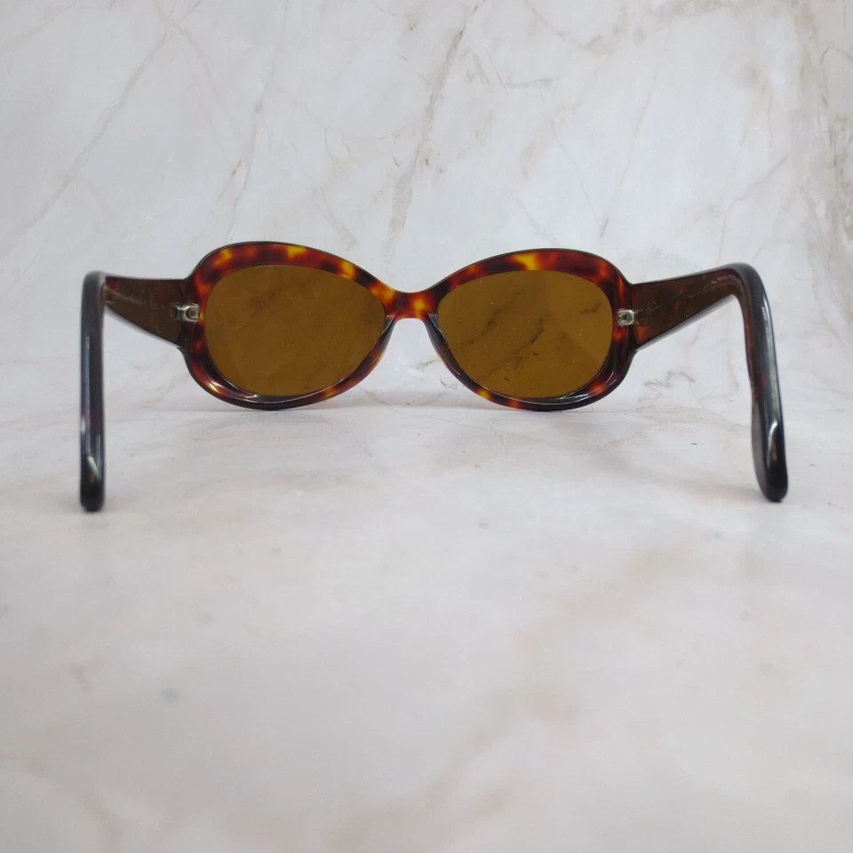 Oscar Oscar de la Renta Sunglasses Frame Women's Brown Tortoise Full Rim 51-15 - Image 4 of 4