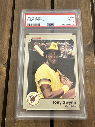 1983 Fleer Baseball Padres Tony Gwynn Rookie Karte #360 PSA 9 NEUWERTIG