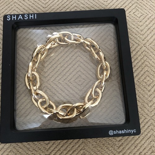 Gold Chain Bracelet Shashi Chain Of Command Bracelet NWT