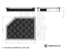 BLUE RPINT Luftfilter Für FORD Ranger IV ASIA & OCEANIA 22- 2564231