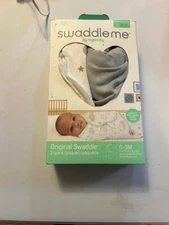 swaddle me by ingenuity grey and clouds