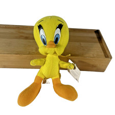 Vintage 1997 Tweety Bird Plush 9  Looney Tunes Ace Play-By-Play Warner Brothers