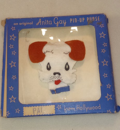 Vintage 1960s An Original Anita Gay Pin-up Purse - PAL From Hollywood- RARE!!!!!