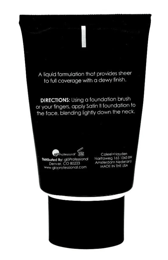 Glo Minerals Oil Free Protective Liquid Foundation (Cocoa Dark)1.4 oz /40 ml NIB - Image 4 of 4