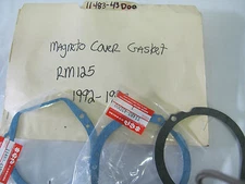 Suzuki RM125 nos magneto cover gaskets 1992-1997     11483-43d00
