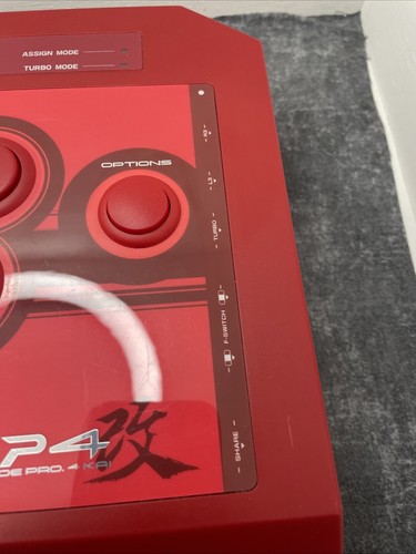 HORI Real Arcade Pro 4 Kai (Red) for PS4, PS3, PC, NO BOX RARE - Picture 5 of 19