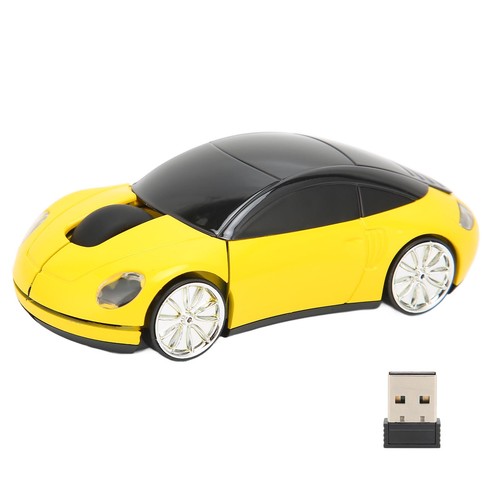 2.4GHz Wireless Car Mouse Plug And Play Battery Powered 3D Sports Car Styling Co - Picture 21 of 22