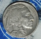 1937 Buffalo Nickel  {{{ 1H21