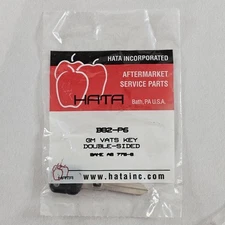 GM B82-P6 P 6 New & Uncut- Double Sided Same As 776-S locksmith Blank Vats Key