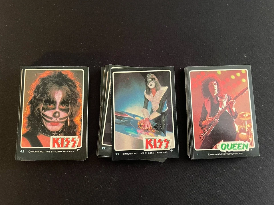 1979 Donruss Rock Stars Complete Card Set (66) EX-NM Kiss Queen - Image 2 of 3