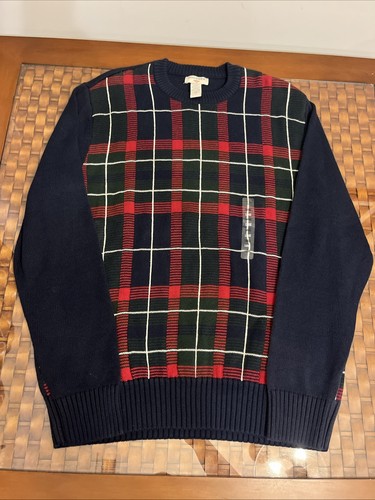 Vintage Dockers Pullover Crewneck Grandpa Sweater Red/Brown Men’s Size Large