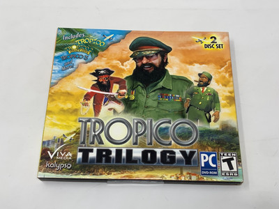 Tropico Trilogy - Paradise Island, Pirate Cove, Absolute Power - PC Game (NEW)