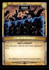 Corum Rampart 11/86 Argent Saga 2019 ARG Trading Card CCG TCG