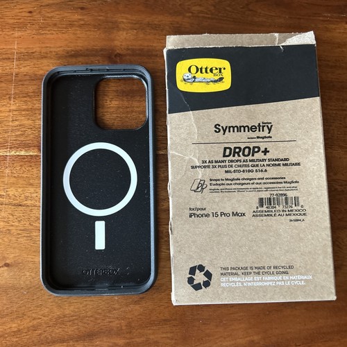 Otterbox iPhone 15 Pro Max Symmetry Series Case-MagSafe- Sleek Case, Black - 第 2/2 張圖片