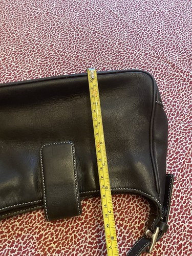Vintage COACH #7789 Black Smooth Leather Hampton Legacy Hobo Purse - Picture 23 of 23