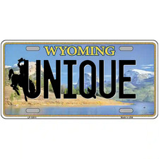 Unique Wyoming Metal Sign