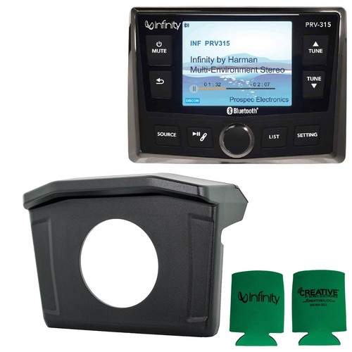 Infinity for Polaris Ranger 13-18 PRV-315 Radio RZR Radio Mounting Kit