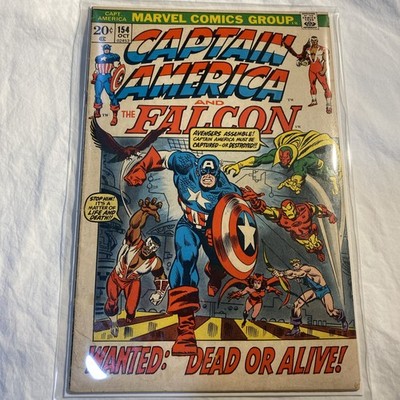 Captain America (1st Series) #154 1972 1st Full App Jack Monroe Bucky