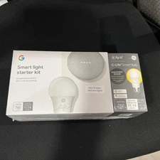 New Google Smart Light Starter Kit: Google Home Mini & GE C-Life Smart Bulb 