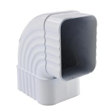 2x3 Gutter Elbow Roofing Gutter downspout Elbow B 90 Degree Gutter Elbow Alum...