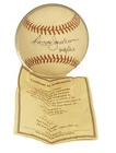 Reggie Jackson Signed Baseball AUTO w/ COA In Holder HOF  NICE